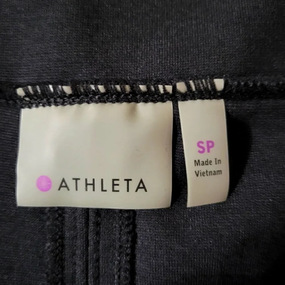 Athleta Black Ponte Skirt Zipper Pockets